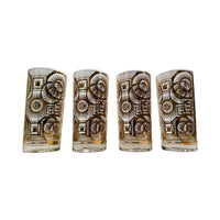 Load image into Gallery viewer, Georges Briard Signed Mid-Century Golden Celestial Glasses (Set of 4)
