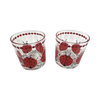Load image into Gallery viewer, Georges Briard Signed Mid-Century Lady Bug Glasses (Set of 2)
