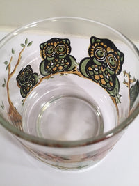 Load image into Gallery viewer, Classic 1970's Retro Owl Short Glasses (Set of 7)
