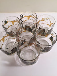 Load image into Gallery viewer, Classic 1970's Retro Owl Short Glasses (Set of 7)
