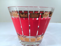 Load image into Gallery viewer, Fred Press Signed Mid-Century Crown and Red 22-Karat Gold Ice Container
