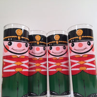Load image into Gallery viewer, Georges Briard-Signed Mid-Century Soldiers Tall Collins Glasses (Set of 4)
