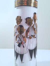 Load image into Gallery viewer, Gay Fad Vintage 1950&#39;s Mid-Century Barber Shop Quartet Martini Mixer (Includes Lucite Mixing Spoon)
