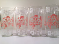 Load image into Gallery viewer, Hazel Atlas Mid-Century Indian Fantasy Boy Retro Glasses (Set of 4)
