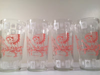 Load image into Gallery viewer, Hazel Atlas Mid-Century Indian Fantasy Boy Retro Glasses (Set of 4)
