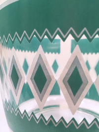 Load image into Gallery viewer, Hazel Atlas Mid-Century Atomic Diamond Pattern Ice Container
