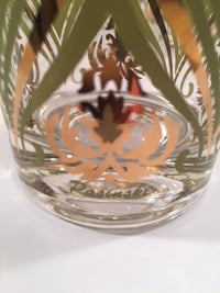 Load image into Gallery viewer, Pasinski Signed Mid-Century Avocado and 22-Karat Gold Embellished Glasses (Set of 8)
