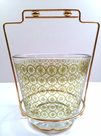 Load image into Gallery viewer, Retro Green Atomic Ice Container with Carrier
