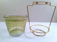 Load image into Gallery viewer, Retro Green Atomic Ice Container with Carrier
