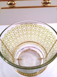 Load image into Gallery viewer, Retro Green Atomic Ice Container with Carrier
