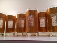 Load image into Gallery viewer, Pasinski Signed Mid-Century 22-Karat Gold Highball Glasses (Set of 8)
