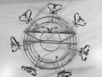 Load image into Gallery viewer, Vitreon Queen&#39;s Luster Mid-Century Roly Poly Set and Carrier (8 Glasses and Round Carrier)
