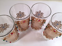 Load image into Gallery viewer, Culver Signed Mid-Century 22-Karat Gold Peacock Highball Glasses (Set of 4)
