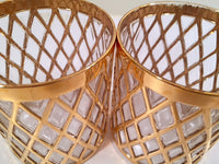 Load image into Gallery viewer, Imperial Glass Sekai Ichi 22-Karat Gold Mid-Century Old Fashion Glasses (Set of 2)
