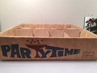 Load image into Gallery viewer, Libbey Party Time Mid-Century Ring Christmas Bells Glasses (Set of 8)
