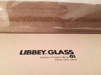 Load image into Gallery viewer, Libbey Mid-Century Golden Plaid M. Petti Signed Glasses (Set of 8 with Original Box)
