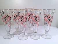 Load image into Gallery viewer, Libbey - Seville Mid Century Atomic Champagne/Pilsner Glasses (Set of 6)

