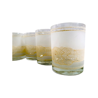 Load image into Gallery viewer, Georges Briard Signed Mid-Century Frosted Rope Double Old Fashion Glasses (Set of 6)
