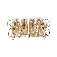 Load image into Gallery viewer, Frank Maietta Signed Mid-Century Golden Bee and Flower 9-Piece Set
