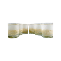 Load image into Gallery viewer, Georges Briard Signed Mid-Century Frosted Rope Double Old Fashion Glasses (Set of 6)
