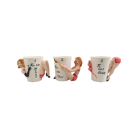 Load image into Gallery viewer, Shafford Mid-Century Party Girls 1-For-The-Money.. Mugs (Set of 3)
