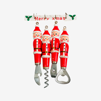 Load image into Gallery viewer, Vintage Handcrafted Santa 5-Piece Utility Bar Set
