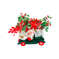 Load image into Gallery viewer, Napco Santa in Car Planter
