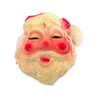 Load image into Gallery viewer, Vintage Santa Face Wall Hanging
