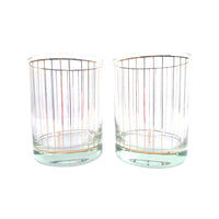 Load image into Gallery viewer, Culver Signed Mid-Century 22-Karat Gold Devon Double Old Fashion Glasses (Set of 2)
