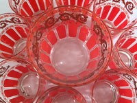 Load image into Gallery viewer, Mid-Century Hollywood Regency 9-Piece Bar Set (8 Double Old Fashion Glasses and Ice Container)
