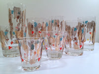 Load image into Gallery viewer, Federal Glass Mid-Century 29-Piece Retro Mod Bar Set
