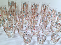 Load image into Gallery viewer, Federal Glass Mid-Century 29-Piece Retro Mod Bar Set
