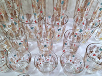 Load image into Gallery viewer, Federal Glass Mid-Century 29-Piece Retro Mod Bar Set
