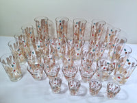 Load image into Gallery viewer, Federal Glass Mid-Century 29-Piece Retro Mod Bar Set
