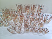 Load image into Gallery viewer, Federal Glass Mid-Century 29-Piece Retro Mod Bar Set
