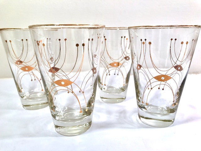Libbey Mid-Century Adagio Glasses (Set of 4)