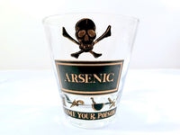 Load image into Gallery viewer, Georges Briard Name Your Poison Double Old Fashion Single Glass - Arsenic
