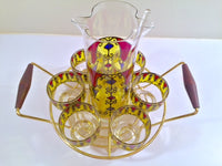 Load image into Gallery viewer, Culver Signed Mid-Century 8-Piece Renaissance Bar Set
