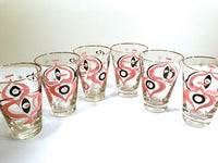 Load image into Gallery viewer, Libbey - Mid-Century I Dream of Jeannie Atomic Glasses (Set of 6)
