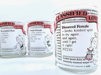 Load image into Gallery viewer, Culver Signed Vintage Classified Love Double Old Fashion Glasses (Set of 4)
