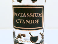 Load image into Gallery viewer, Georges Briard Signed Name Your Poison Single Glass - Potassium Cyanide
