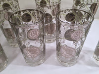 Load image into Gallery viewer, Culver Signed Midas Mid-Century Silver Coin Glasses (Set of 8)
