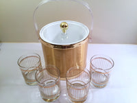 Load image into Gallery viewer, Culver Signed Mid-Century Devon 5-Piece Entertaining Set
