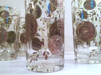 Load image into Gallery viewer, Culver Signed Midas Mid-Century Silver Coin Glasses (Set of 8)

