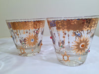 Load image into Gallery viewer, Culver Mid-Century 22-Karat Gold Charm Bracelet Old Fashion Glasses (Set of 5)
