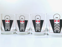 Load image into Gallery viewer, Vintage Retro Putting On The Ritz Double Old Fashion Glasses (Set of 4)
