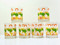 Load image into Gallery viewer, Tastesetter Signed Can Can Girls Double Old Fashion Glasses (Set of 6)
