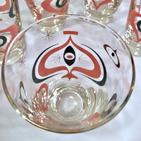Load image into Gallery viewer, Libbey - Mid-Century I Dream of Jeannie Atomic Glasses (Set of 6)
