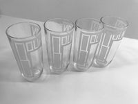 Load image into Gallery viewer, Art Deco Vintage Bourbon Glasses (Set of 4)
