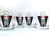 Load image into Gallery viewer, Vintage Retro Putting On The Ritz Double Old Fashion Glasses (Set of 4)

